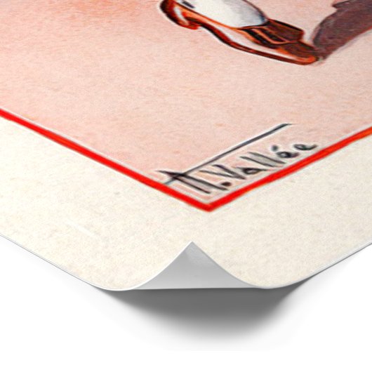  Golfafdrukken van 1920 Poster (Hoek)