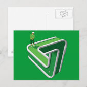 Golfafspeelverlichting Briefkaart (Voorkant / Achterkant)