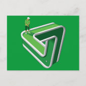 Golfafspeelverlichting Briefkaart (Voorkant)