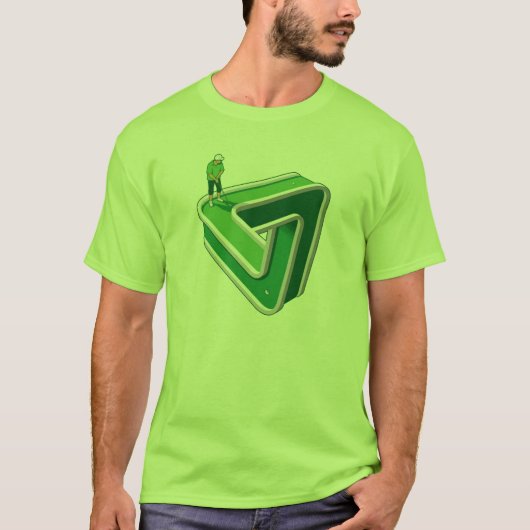 Golfafspeelverlichting T-shirt (Voorkant)