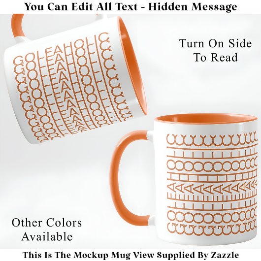 Golfaholic Verborgen Bericht 140GW Grappig Golf Mok