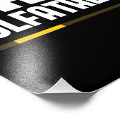 Golfather Funny Golf Lover Dad Gift Golfer Foto Afdruk (Hoek)