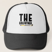Golfather Funny Golf Lover Dad Gift Golfer Trucker Pet (Voorkant)