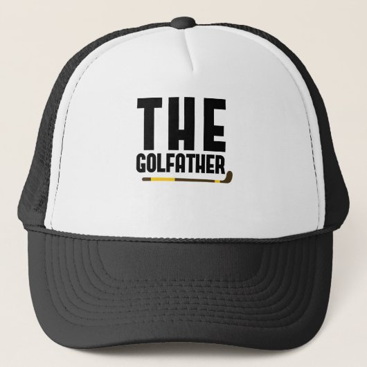 Golfather Funny Golf Lover Dad Gift Golfer Trucker Pet (Voorkant)
