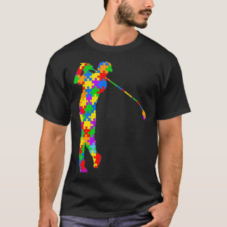 golfautisme golfbreker - goudgift t-shirt