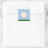 Golfbaan Chip Shot Sport Vierkante Sticker (Tas)