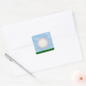 Golfbaan Chip Shot Sport Vierkante Sticker (Envelop)