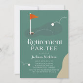 Golfbaan Fairway Vlag Pensioen Par-Tee Kaart (Voorkant)