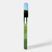 Golfbaan Foto Golfer Fairway Monogrammed Ball Case-Mate iPhone Case (Achterkant / Rechts)