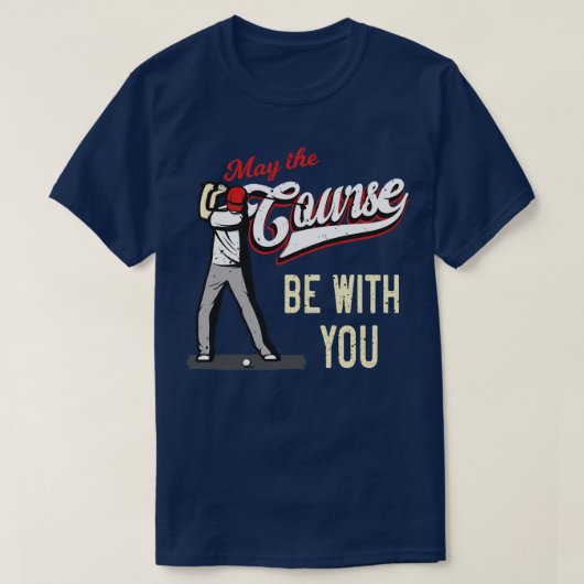 Golfbaan Funny Gezegde Golfer T-shirt (Design voorkant)