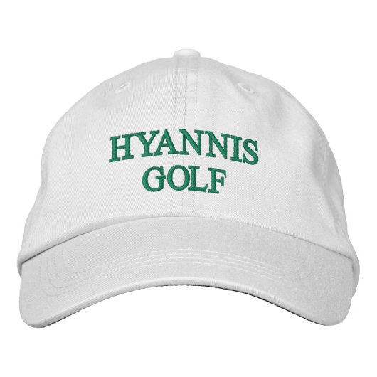 Golfbaan geborduurd golfbaan Pet (Voorkant)