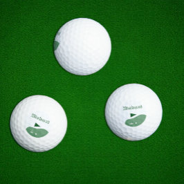 Golfbaan Gepersonaliseerd Golf Golfballen