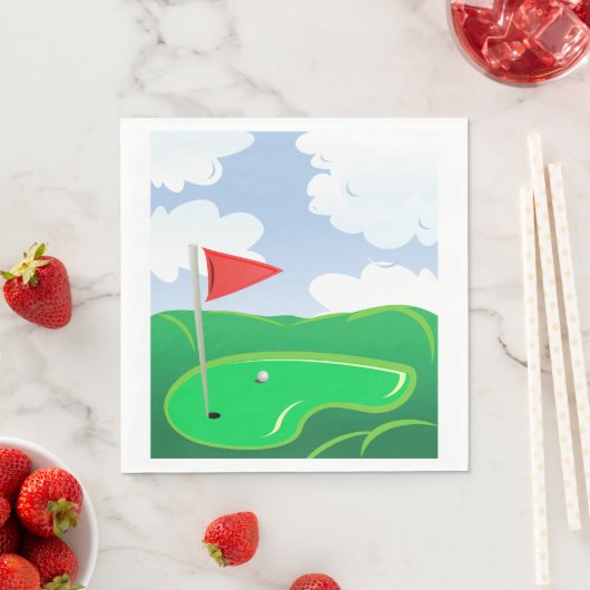 Golfbaan Green Paper servetten (Insitu)