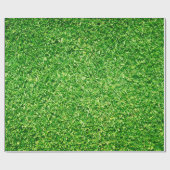 Golfbaan Groen gras achtergrond Cadeaupapier (Vlak)