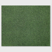 Golfbaan Groen gras achtergrond Cadeaupapier (Vlak)