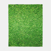 Golfbaan Groen gras achtergrond Fleece Deken (Voorkant)