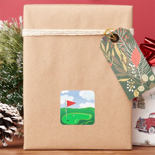 Golfbaan Groene Stickers