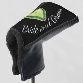 Golfbaan hartvorm golfheadcover (3/4 voorkant)