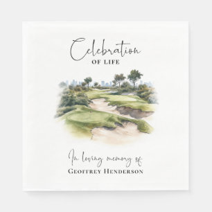 Golfbaan Herdenkingsviering van het Leven Servet