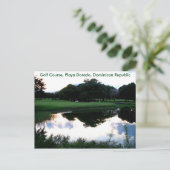 Golfbaan in de Dominicaanse Republiek Briefkaart (Staand voorkant)