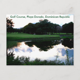 Golfbaan in de Dominicaanse Republiek Briefkaart