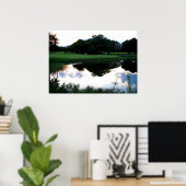 Golfbaan in de Dominicaanse Republiek Poster (Thuiskantoor)
