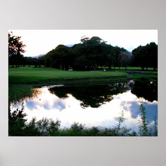Golfbaan in de Dominicaanse Republiek Poster (Voorkant)