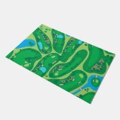 golfbaan in golfbaan groen deurmat (Schuin)
