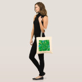 golfbaan in golfbaan groen tote bag (Voorkant (model))
