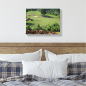 Golfbaan landschap canvas afdruk (Insitu (Slaapkamer))