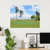 Golfbaan Landschap Poster (Thuiskantoor)