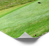 Golfbaan landschap poster (Hoek)