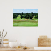 Golfbaan landschap poster (Keuken)