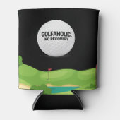 Golfbaan met grappige uitspraak over golfer blikjeskoeler (Voorkant)