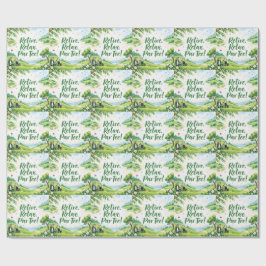 Golfbaan Pensioen Golfer aquarel Cadeaupapier