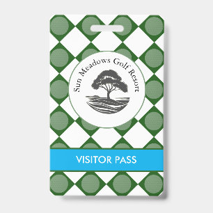 Golfbaan Pers- en gastentoegangsbadge Badge