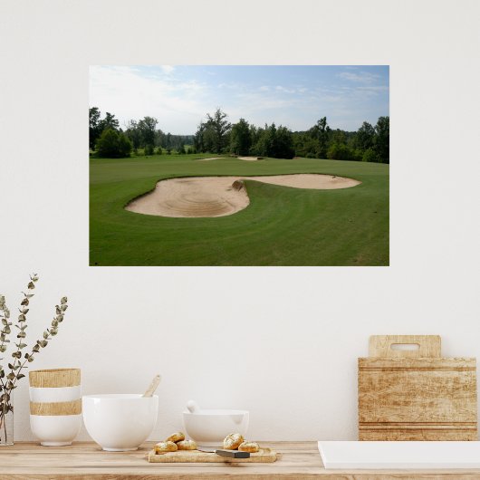 golfbaan poster (Keuken)