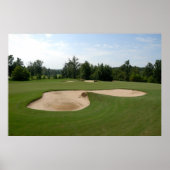 golfbaan poster (Voorkant)
