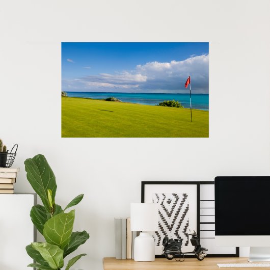Golfbaan Poster (Thuiskantoor)