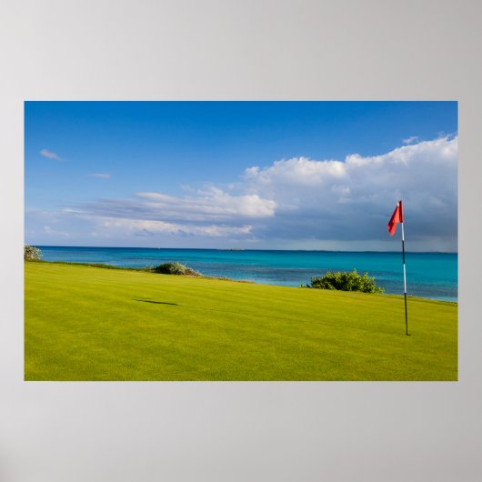 Golfbaan Poster (Voorkant)
