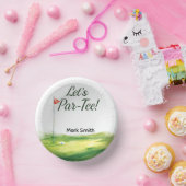 Golfbaan Putting Green Papieren Kommen (Feest)