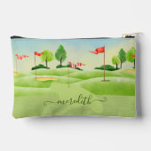 Golfbaan Scène Gepersonaliseerde naam Etui (Achterkant)