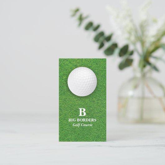 Golfbaan Visitekaartje (Staand voorkant)
