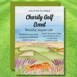 Golfbaan voor Charity Golf Toernooi aan het Strand Kaart