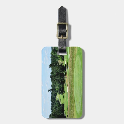 Golfbaanlandschap Bagagelabel (Voorkant verticaal)