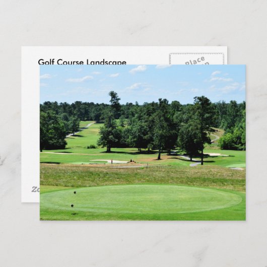 Golfbaanlandschap Briefkaart (Voorkant / Achterkant)