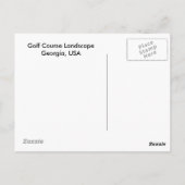 Golfbaanlandschap Briefkaart (Achterkant)