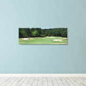 Golfbaanlandschap Canvas Afdruk (Insitu (Houten vloer))