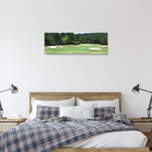 Golfbaanlandschap Canvas Afdruk (Insitu (Slaapkamer))
