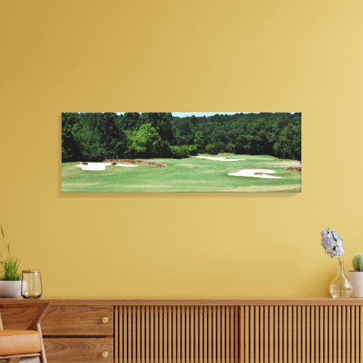 Golfbaanlandschap Canvas Afdruk (Insitu (Woonkamer))